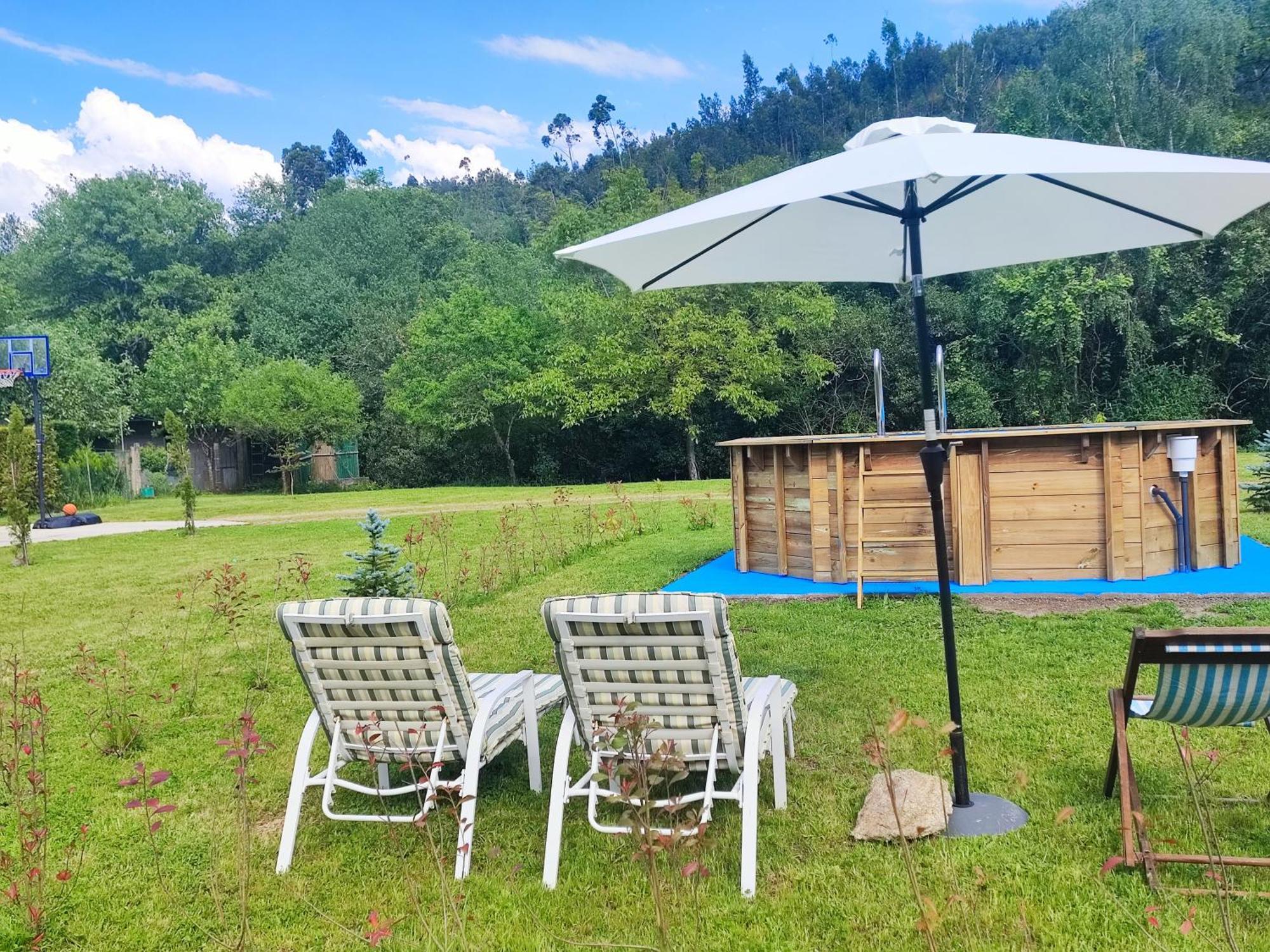 ポンテベドラ Casa Marina, En Plena Naturaleza Y Vistas Al Campoヴィラ エクステリア 写真