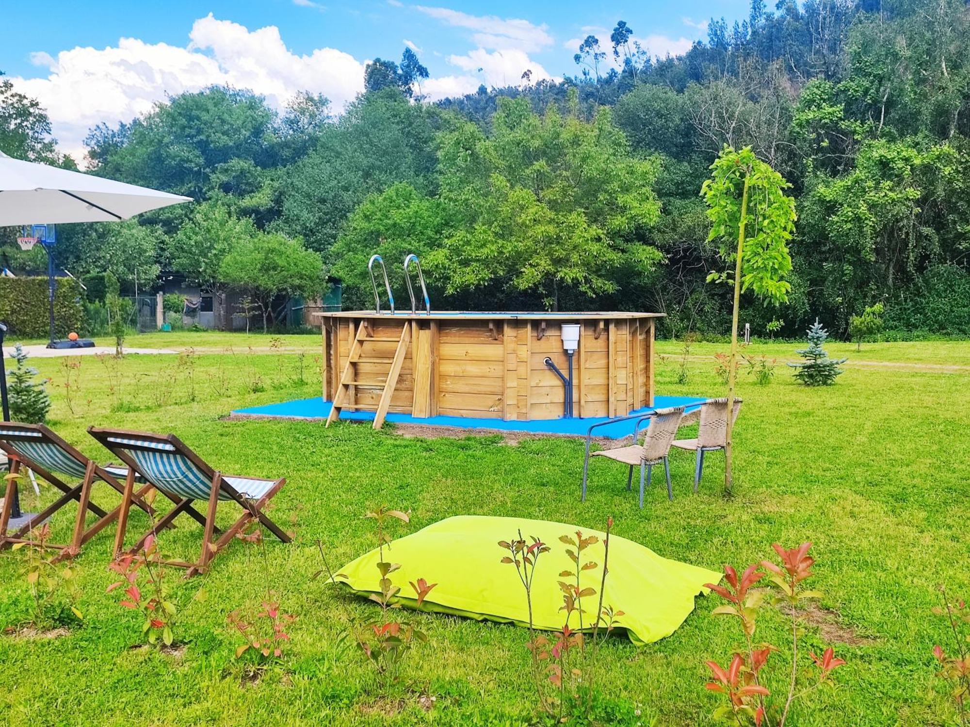 ポンテベドラ Casa Marina, En Plena Naturaleza Y Vistas Al Campoヴィラ エクステリア 写真