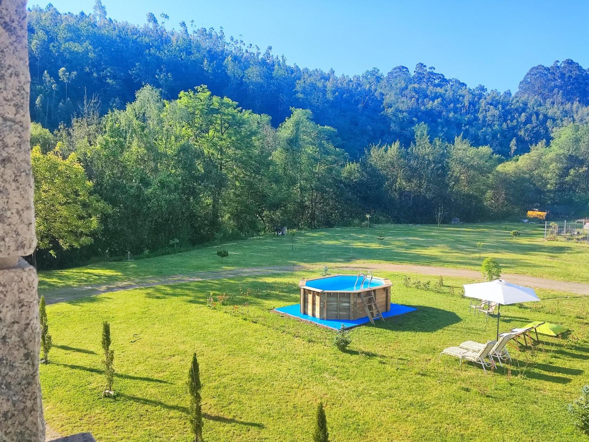 ポンテベドラ Casa Marina, En Plena Naturaleza Y Vistas Al Campoヴィラ エクステリア 写真
